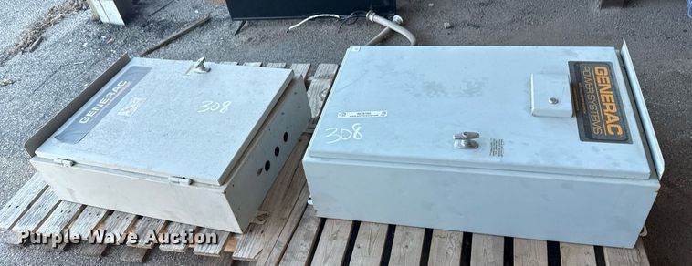 image for item NO9700 (2) Generac transfer switches
