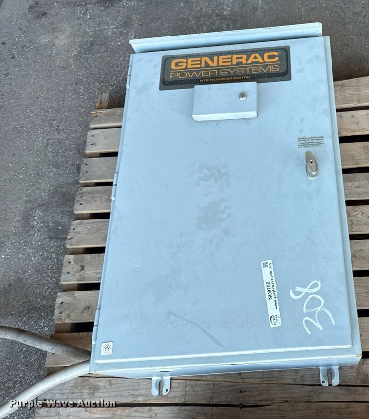 image for item NO9700 (2) Generac transfer switches