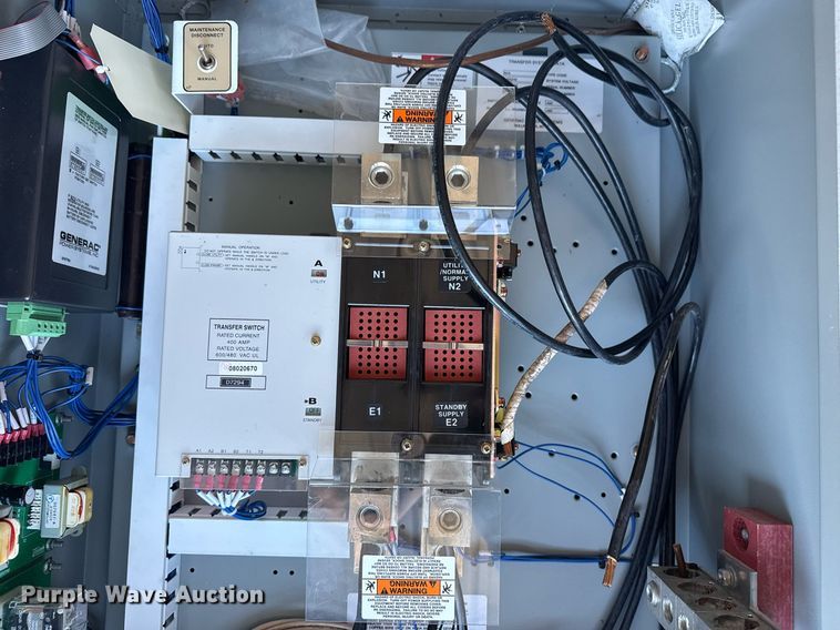 image for item NO9700 (2) Generac transfer switches