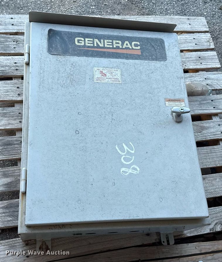 image for item NO9700 (2) Generac transfer switches