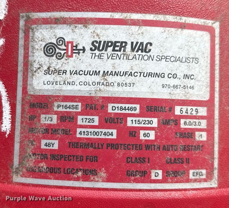 image for item NO9704 (5) Super Vac fans