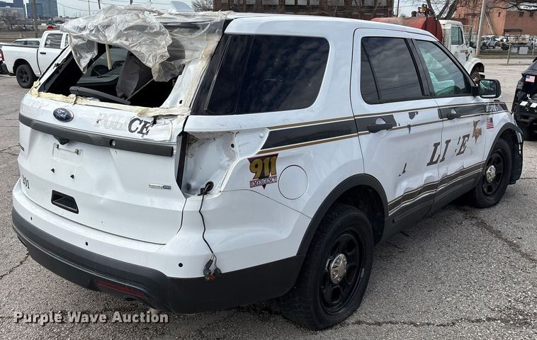image for item NO9723 2017 Ford Explorer Police Interceptor SUV