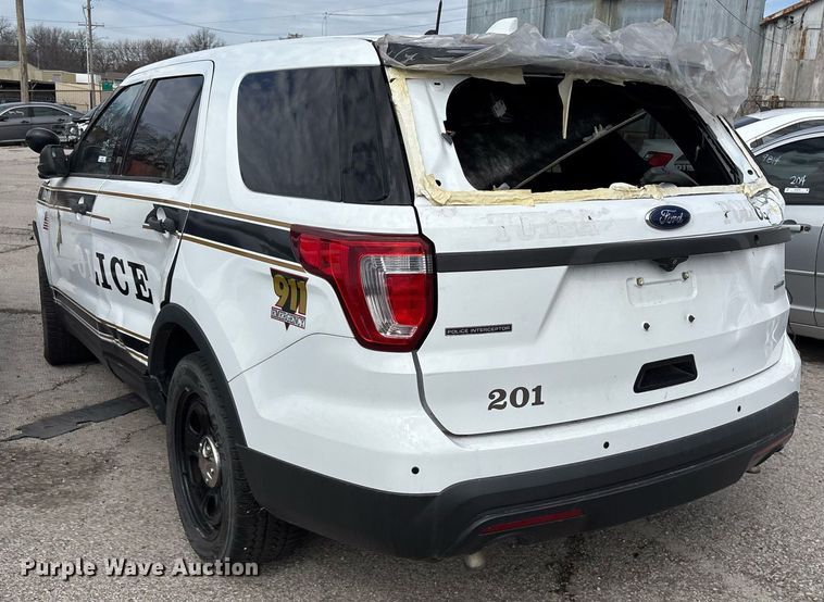 image for item NO9723 2017 Ford Explorer Police Interceptor SUV