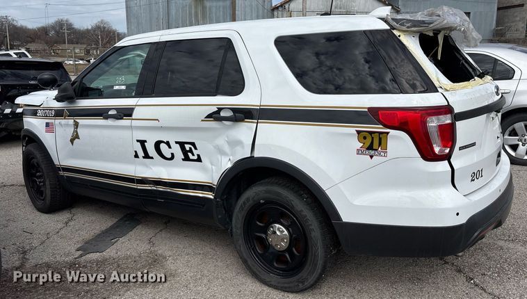 image for item NO9723 2017 Ford Explorer Police Interceptor SUV