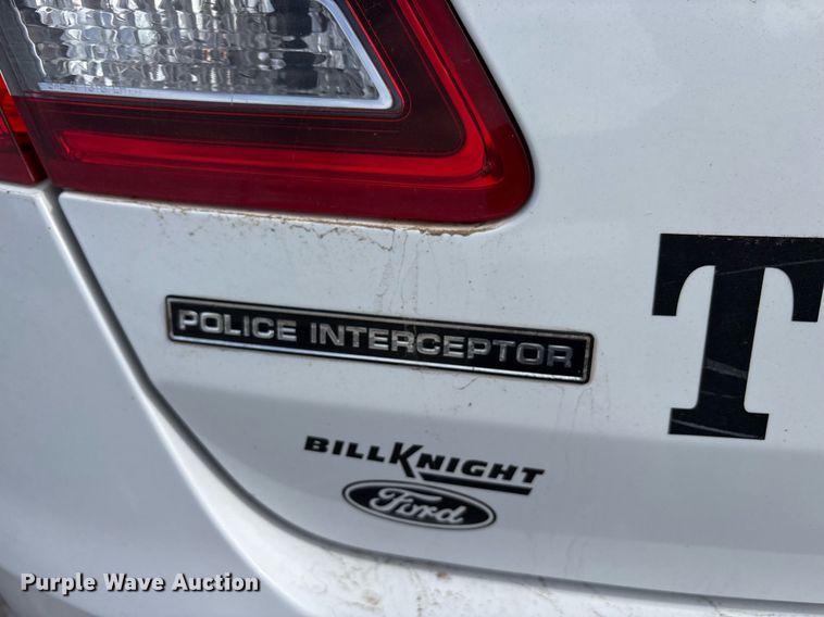 image for item NO9725 2016 Ford Taurus Police Interceptor