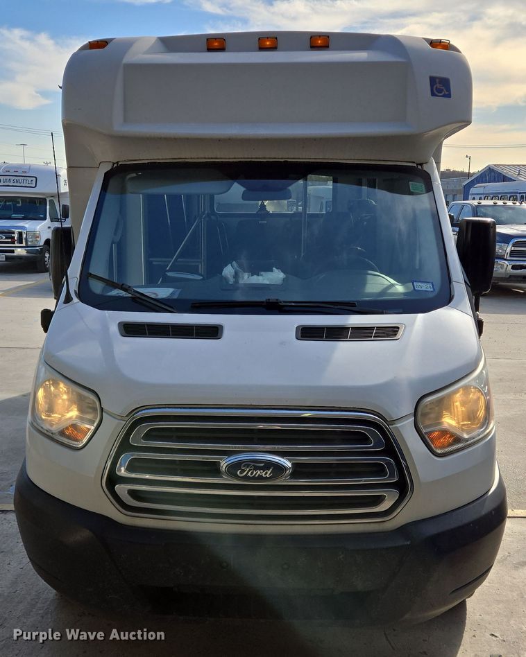 image for item NQ9191 2018 Ford Transit 350 shuttle bus