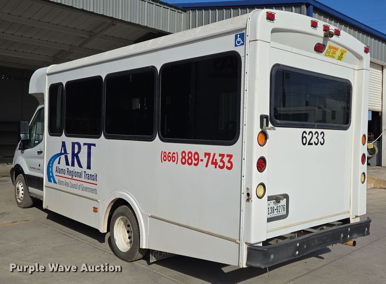 image for item NQ9191 2018 Ford Transit 350 shuttle bus