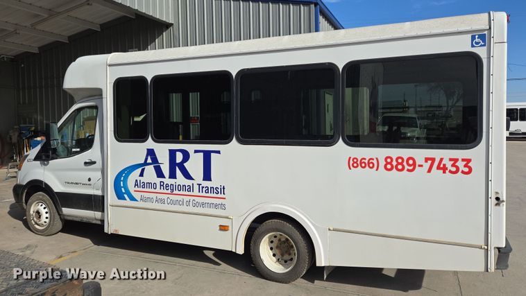 image for item NQ9191 2018 Ford Transit 350 shuttle bus