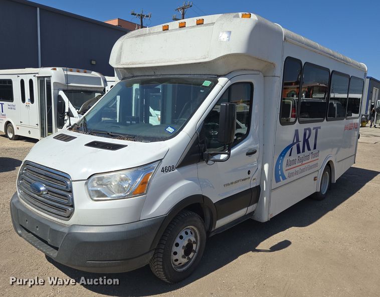 image for item NQ9196 2018 Glaval Ford Transit 350 shuttle bus