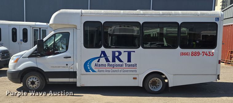 image for item NQ9196 2018 Glaval Ford Transit 350 shuttle bus