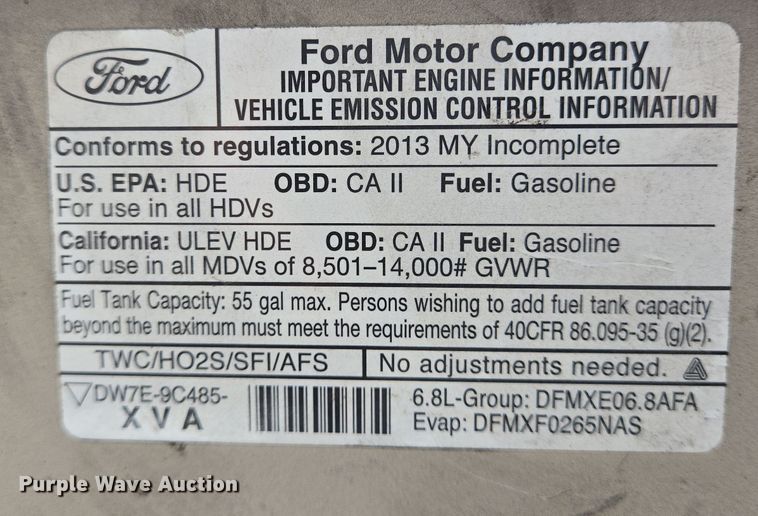 image for item NQ9202 2013 Eldorado Ford E350 Super Duty shuttle bus