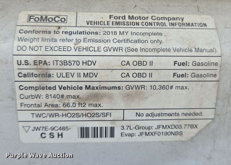 image for item NQ9208 2018 Glaval Transit 350 shuttle bus