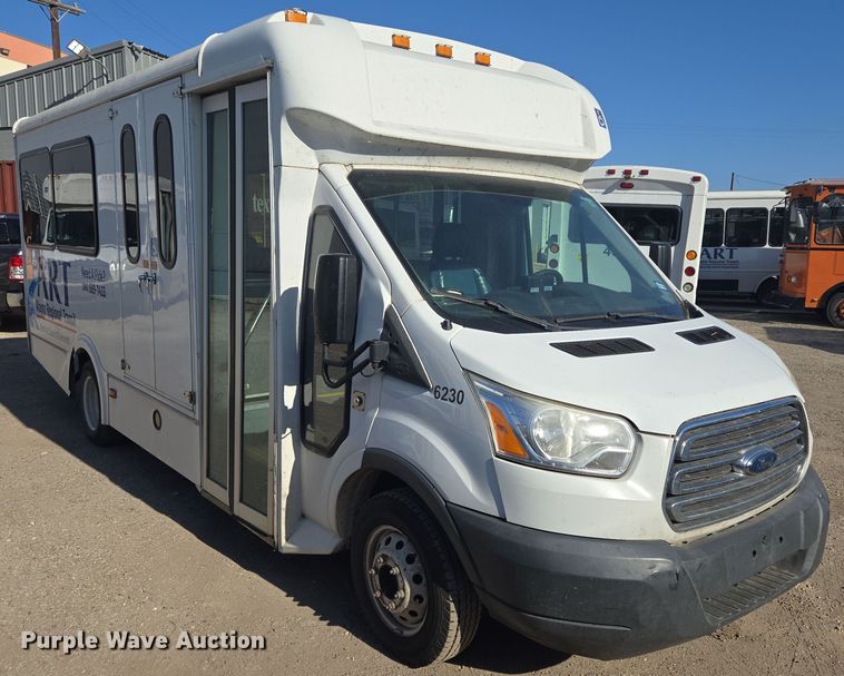 image for item NQ9210 2018 Glaval Ford Transit 350 shuttle bus