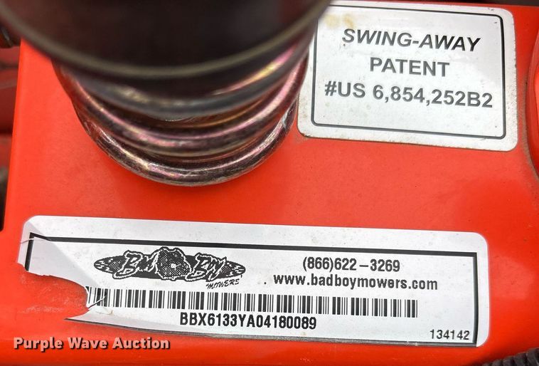 image for item OB9412 2018 Bad Boy Outlaw XP ZTR lawn mower