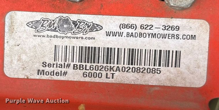 image for item OB9415 2008 Bad Boy Z 26HP Pro Series ZTR lawn mower