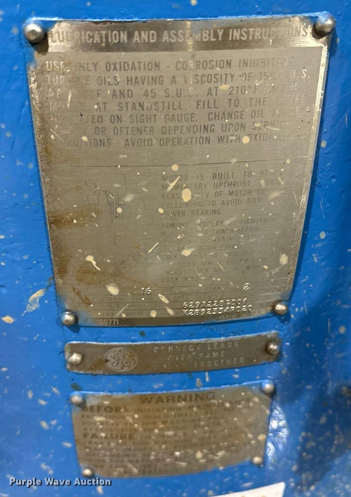 image for item OB9418 General Electric WT2900 pump