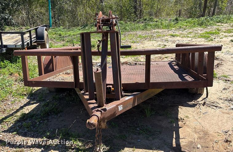 image for item OB9428 1994 Texas Bragg 6x8P utility trailer