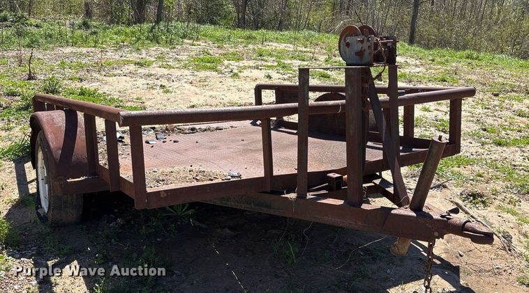 image for item OB9428 1994 Texas Bragg 6x8P utility trailer