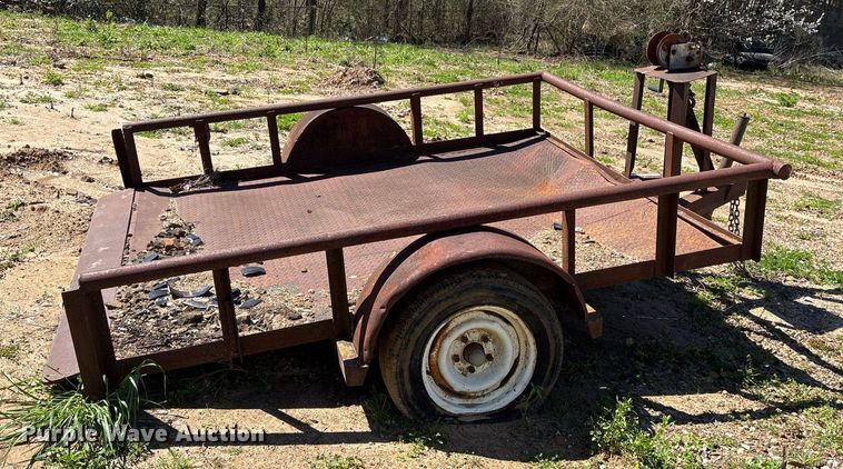 image for item OB9428 1994 Texas Bragg 6x8P utility trailer