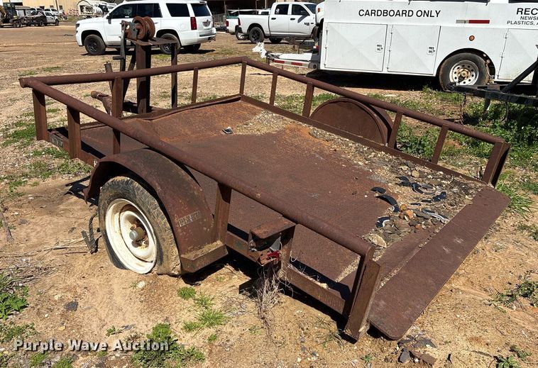 image for item OB9428 1994 Texas Bragg 6x8P utility trailer