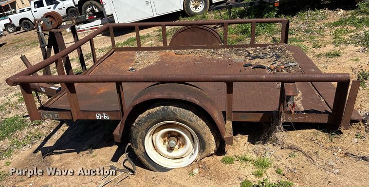 image for item OB9428 1994 Texas Bragg 6x8P utility trailer