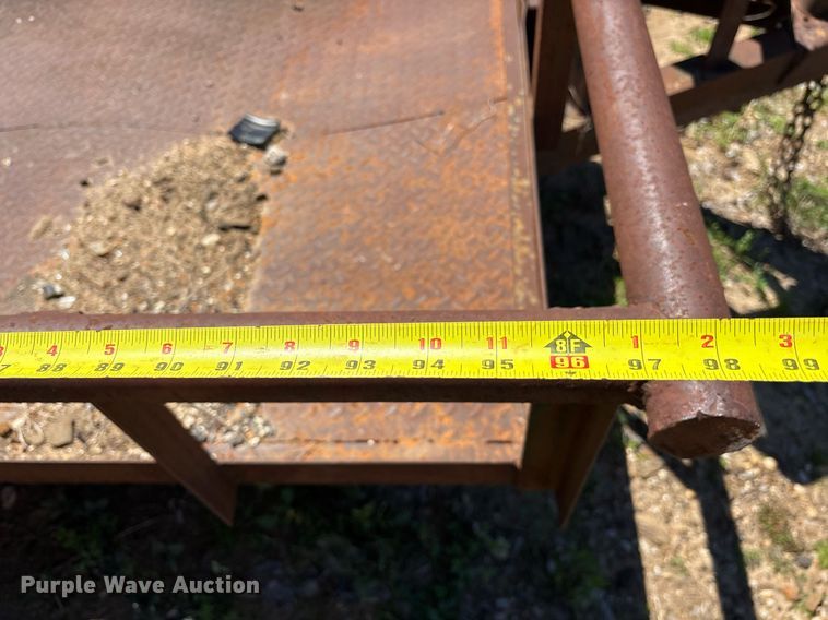 image for item OB9428 1994 Texas Bragg 6x8P utility trailer