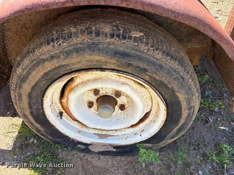 image for item OB9428 1994 Texas Bragg 6x8P utility trailer