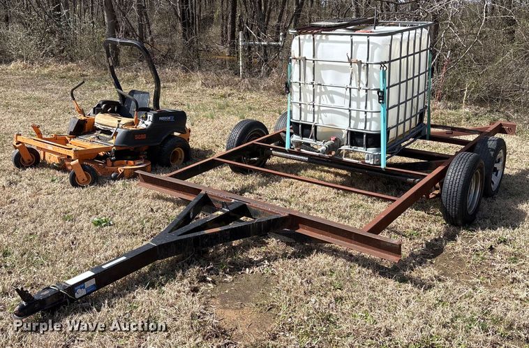 image for item OB9439 Shop built utility trailer