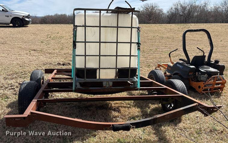 image for item OB9439 Shop built utility trailer
