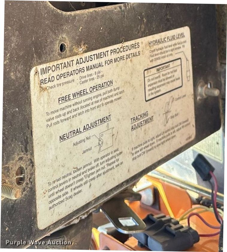 image for item OB9440 Scag Freedom Z ZTR lawn mower