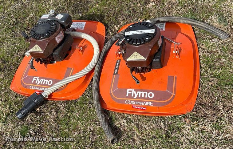 image for item OB9444 (2) Flymo Cushionaire lawn mowers