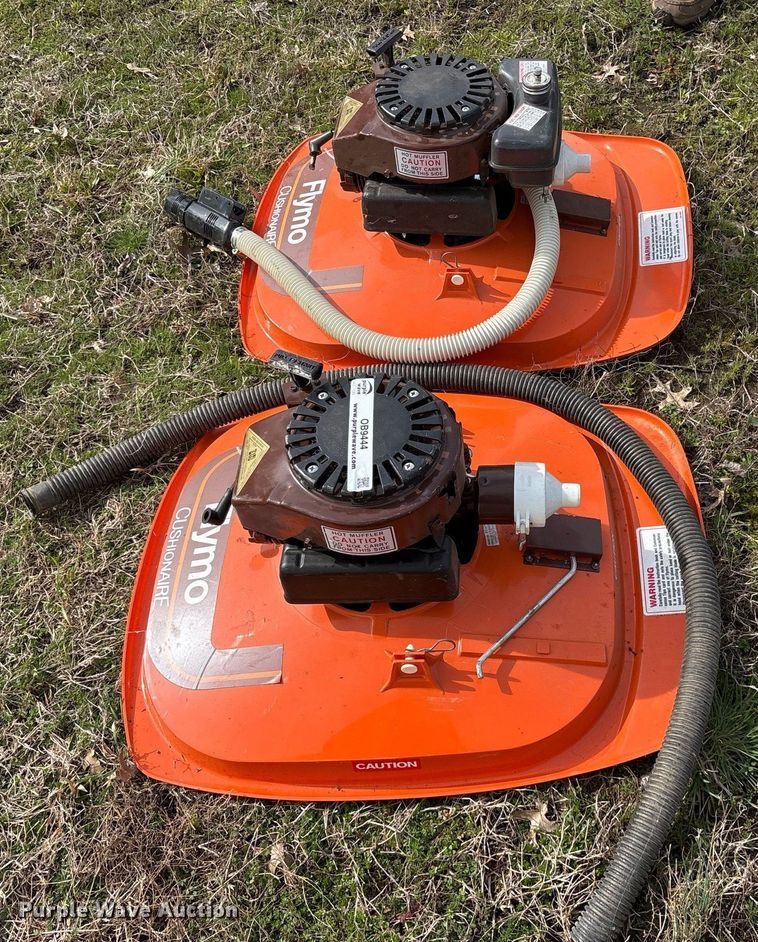 image for item OB9444 (2) Flymo Cushionaire lawn mowers