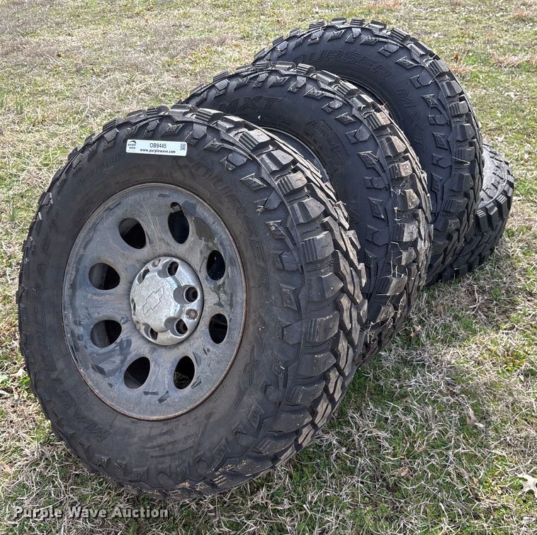 image for item OB9445 (4) Mastercraft LT265/70R17 wheels and tires