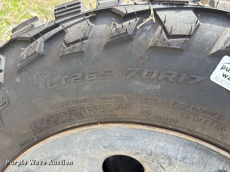 image for item OB9445 (4) Mastercraft LT265/70R17 wheels and tires