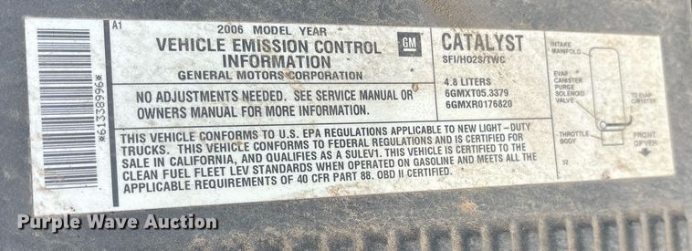 image for item OB9449 2006 GMC Sierra 1500 Crew Cab pickup truck