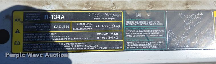 image for item YA0318 2005 Ford Ranger SuperCab pickup truck