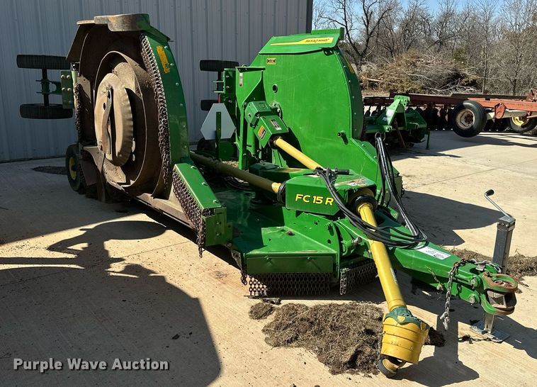 image for item DL1078 2022 John Deere FC15R batwing rotary mower