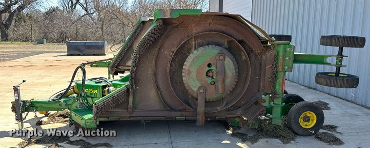 image for item DL1078 2022 John Deere FC15R batwing rotary mower