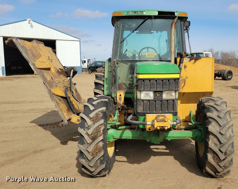 image for item DN3703 1999 John Deere  6210 MFWD tractor