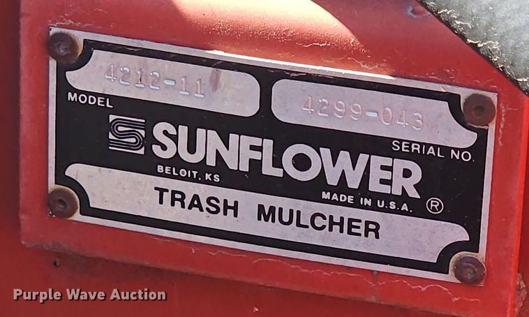 image for item DO7853 Sunflower 4212-11  disk ripper