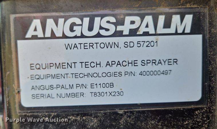 image for item DP6181 2005 Apache AS1010 sprayer