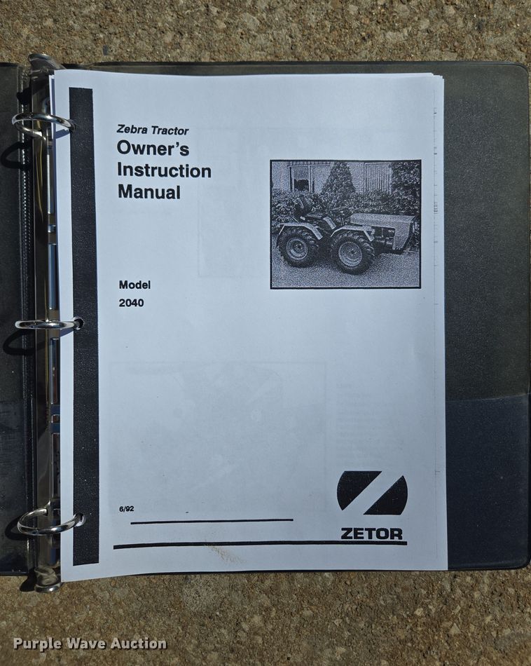 image for item DP6194 1993 Zetor Zebra 2040 tractor