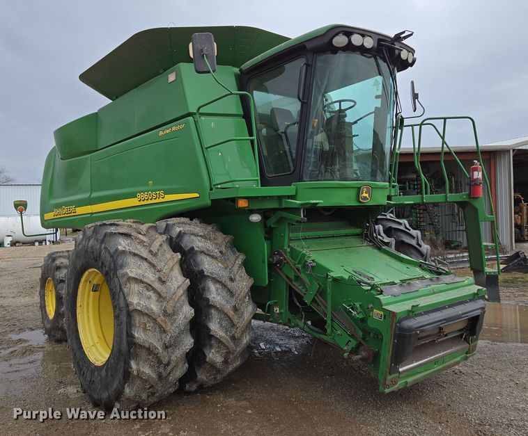 image for item DP6200 2007 John Deere 9860 STS RWA combine