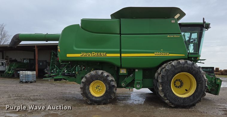 image for item DP6200 2007 John Deere 9860 STS RWA combine