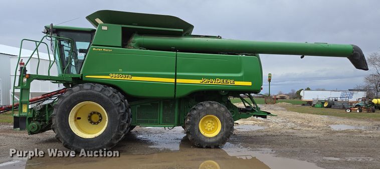 image for item DP6200 2007 John Deere 9860 STS RWA combine