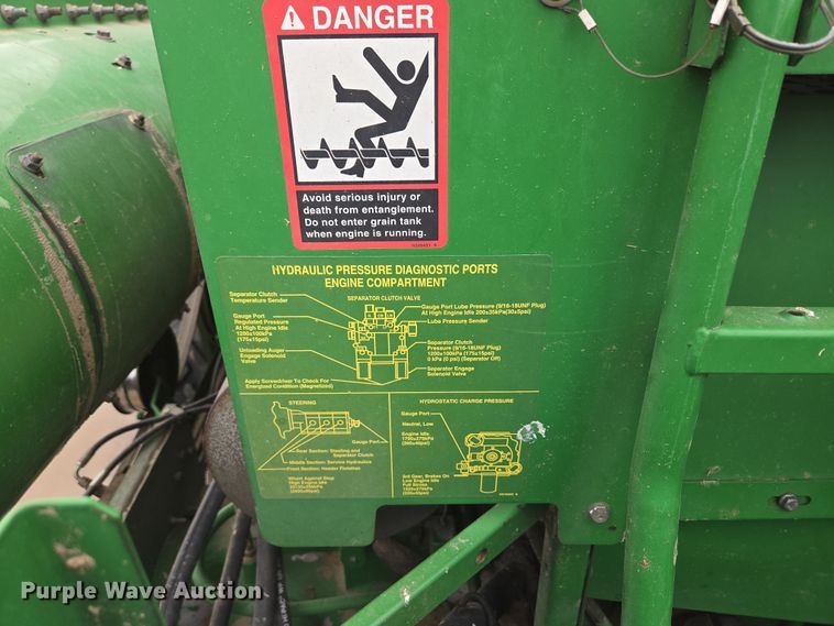 image for item DP6200 2007 John Deere 9860 STS RWA combine
