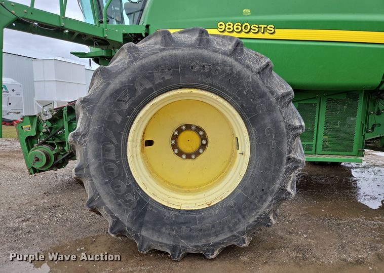 image for item DP6200 2007 John Deere 9860 STS RWA combine