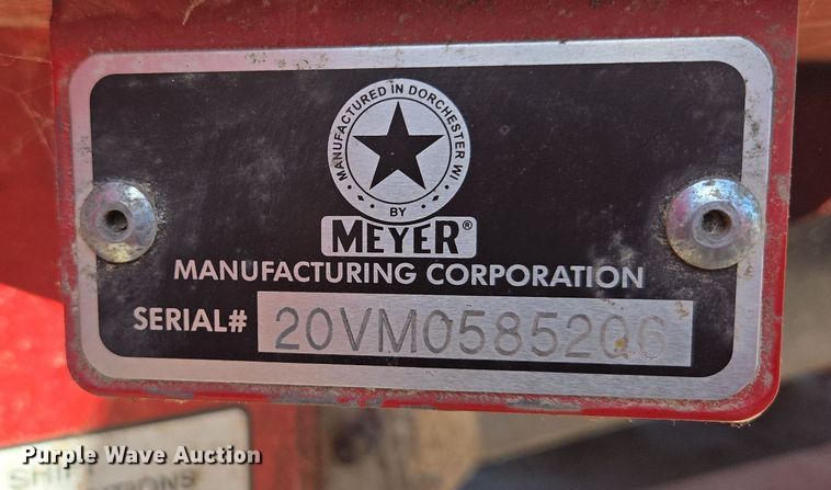 image for item DP6210 2020 Meyer F585 feed grinder/mixer