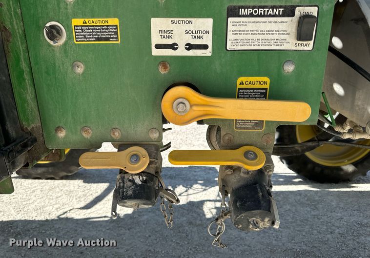 image for item DV1857 2012 John Deere 4630 sprayer