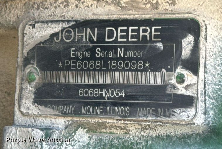 image for item DV1857 2012 John Deere 4630 sprayer